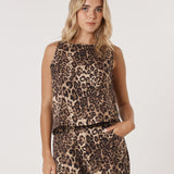 Tasha Tank - Dark Leopard