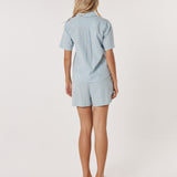 Indie PJ Separates Set - Blue/Green Stripe