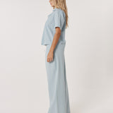 Simmy PJ Separates Set - Blue/Green Stripe