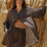 Lune Relaxed Short - Micro Dot