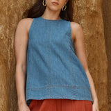 Loretta Denim Tunic