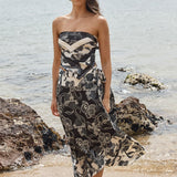 Maribel Asym Wrap Skirt