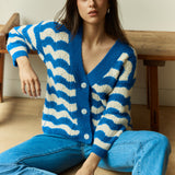 Etta Wavy Stripe Cardi