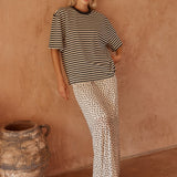 Rachel Spot Mesh Maxi Skirt - White/Black