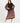 Suki Long Sleeve Maxi Dress - Ditsy Border