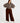 Yasmin Wide Leg Pant - Chocolate