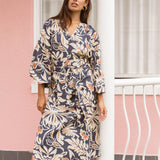 Jana Obi Belt Dress - Wild Orchid