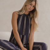 Lizzy Top - Navy Stripe