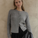 Jagger Cardi - Grey Marle