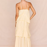Nicola Layered Dress - Butter Yellow