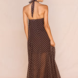 Steph Halter Neck Dress - Polka Dot