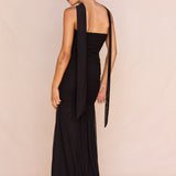 Hayley Strapless Mesh Dress - Black