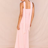 Hayley Strapless Mesh Dress - Pale Pink