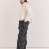Ashby Peplum Shirt - White