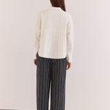 Ashby Peplum Shirt - White