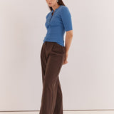 Lilee Rib Knit - Azure