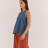 Loretta Denim Tunic