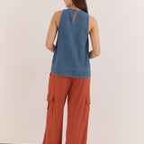 Loretta Denim Tunic