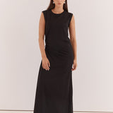 Roxxi Stone Trim Dress - Black