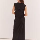 Roxxi Stone Trim Dress - Black