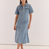 Kara Denim Midi Dress