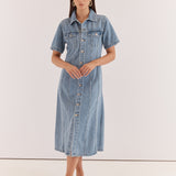 Kara Denim Midi Dress
