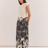 Maribel Asym Wrap Skirt