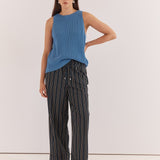 Kiani Knit Tank - Azure