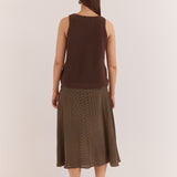 Kiani Knit Tank - Chocolate