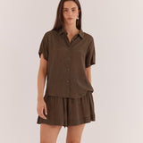 Lune Relaxed Short - Micro Dot