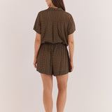 Lune Relaxed Short - Micro Dot