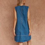 Hart Denim Shift Dress - Classic Blue