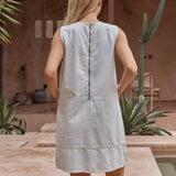 Hart Denim Shift Dress - True Bleach