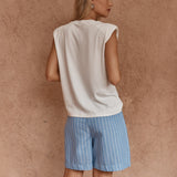 Marley Knot Front Tank - White