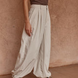 Lucie Soft Balloon Pant in Stone – women's pants by SASS