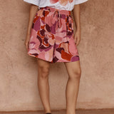 Sarah Relaxed Short in Peony Print – women's shorts by SASS