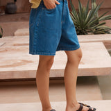 Sabine Denim Short - Classic Blue
