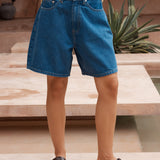 Sabine Denim Short - Classic Blue
