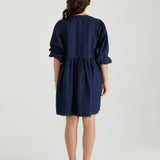 Lena Dress - Rinse Wash