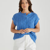 Zadie Vest - Blue Marle