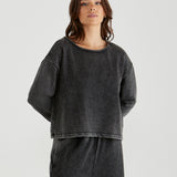 Carrson Crew - Washed Black