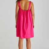 Ellis Mini Baby Doll Dress - Hot Pink