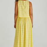 Helmi Broderie Full Skirt - Yellow