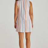 Travis Vest Dress - Multi Stripe