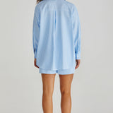 Alani Shirt - Blue White Stripe