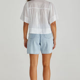 Pammi Ruffle Yoke Blouse - White