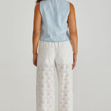Sabine Denim Vest - Bleach