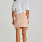 Coast Mini Wrap Skirt - Peach