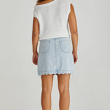 Jaci Knit Top - White