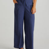 Petra Pant - Navy Pinstripe